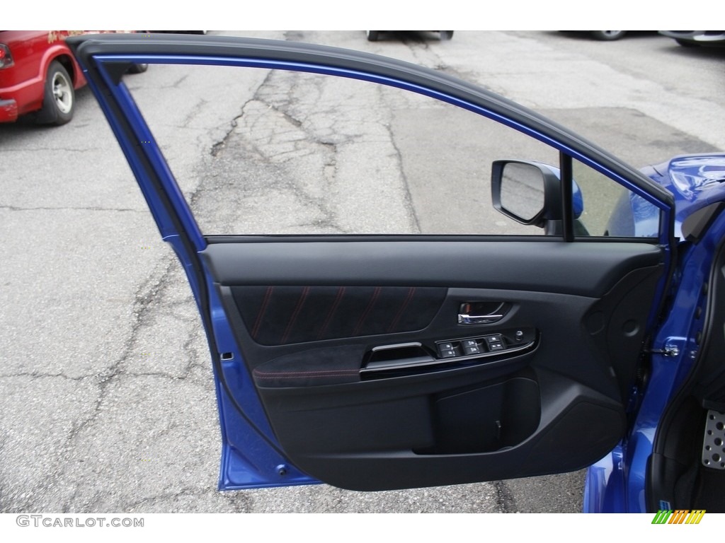 2018 Subaru WRX STI Carbon Black Door Panel Photo #131668795
