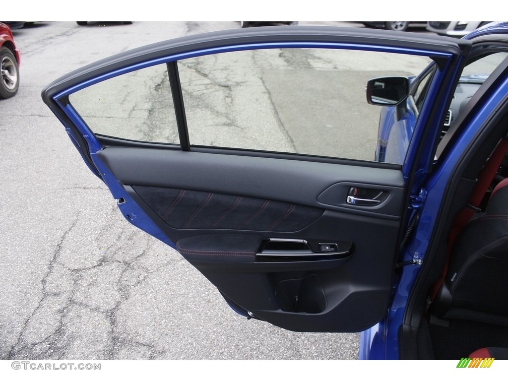 2018 Subaru WRX STI Carbon Black Door Panel Photo #131668819