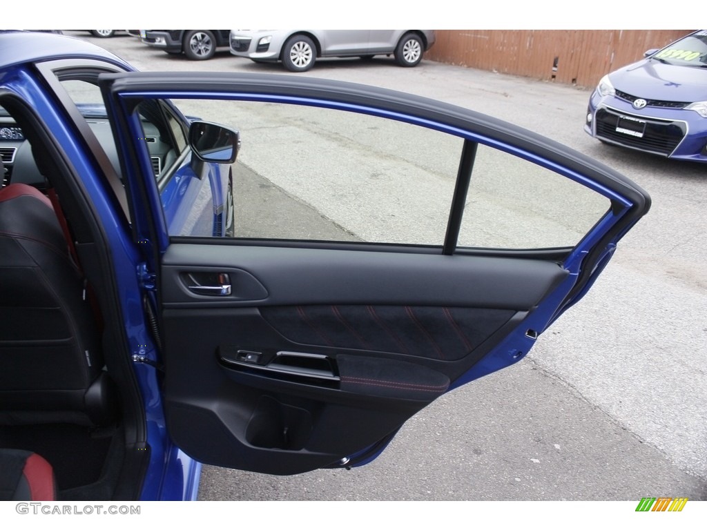 2018 Subaru WRX STI Carbon Black Door Panel Photo #131668843