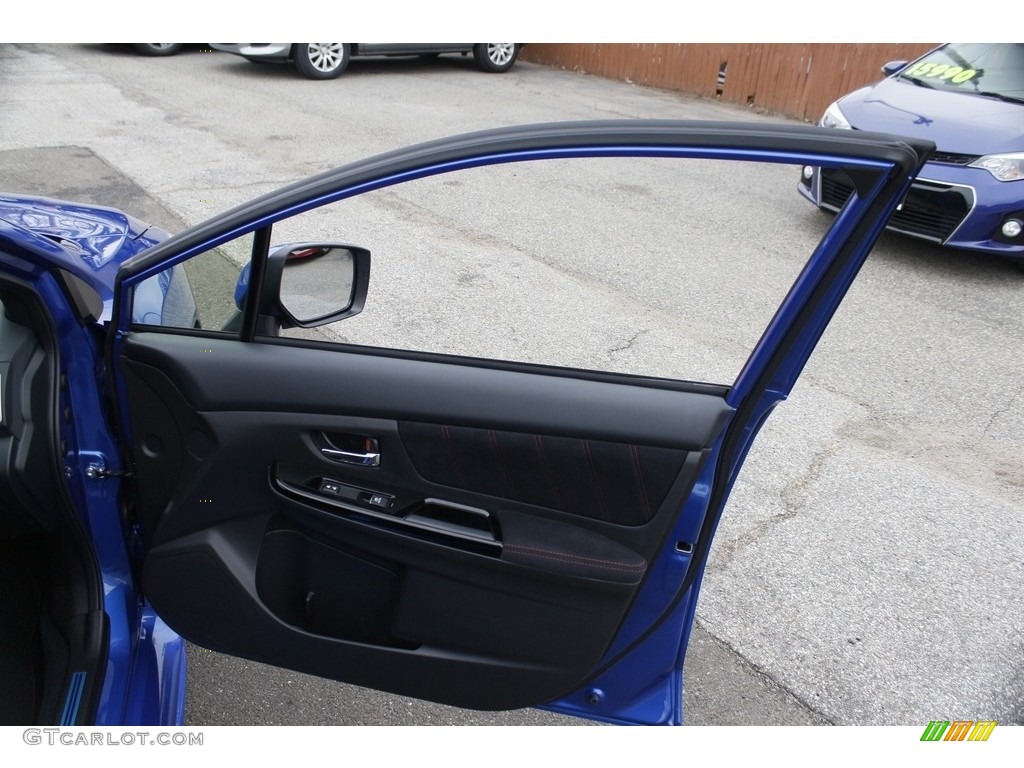 2018 Subaru WRX STI Carbon Black Door Panel Photo #131668861