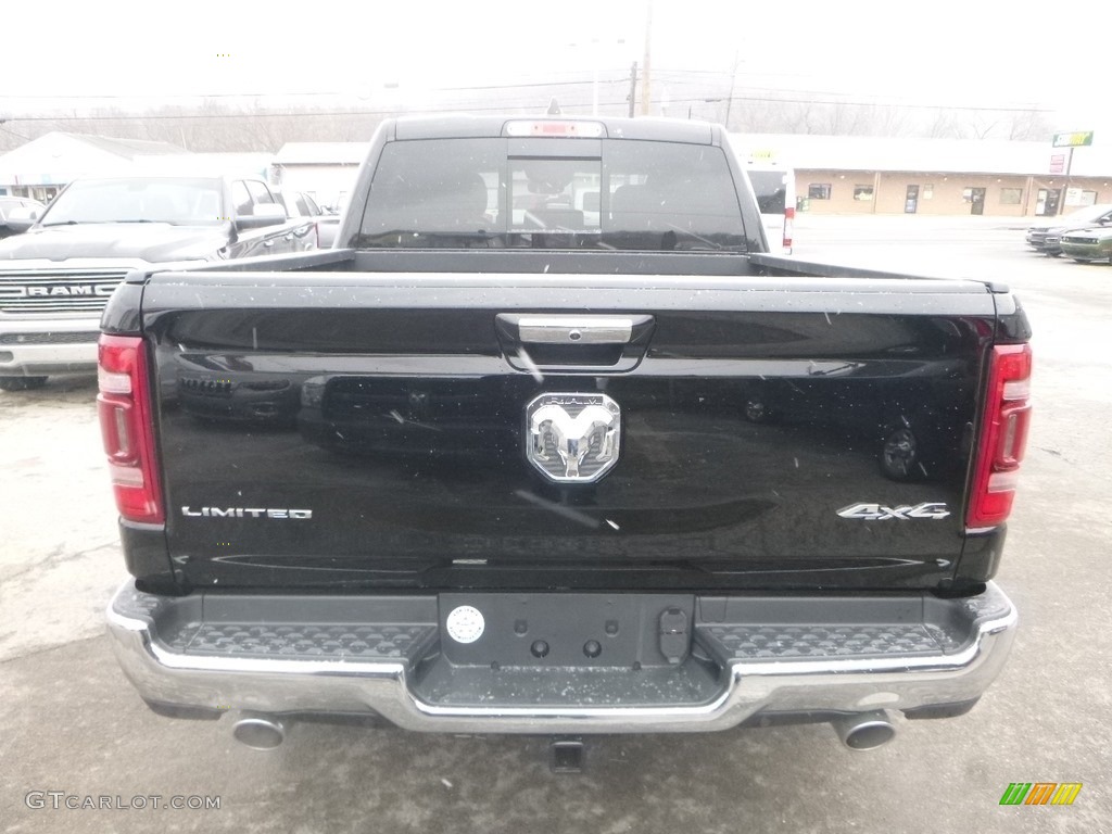 2019 1500 Limited Crew Cab 4x4 - Diamond Black Crystal Pearl / Black photo #5