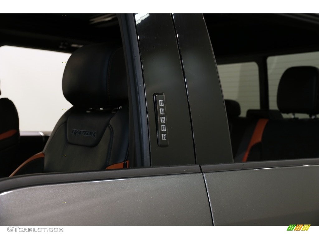 2017 F150 SVT Raptor SuperCrew 4x4 - Magnetic / Raptor Black/Orange Accent photo #5