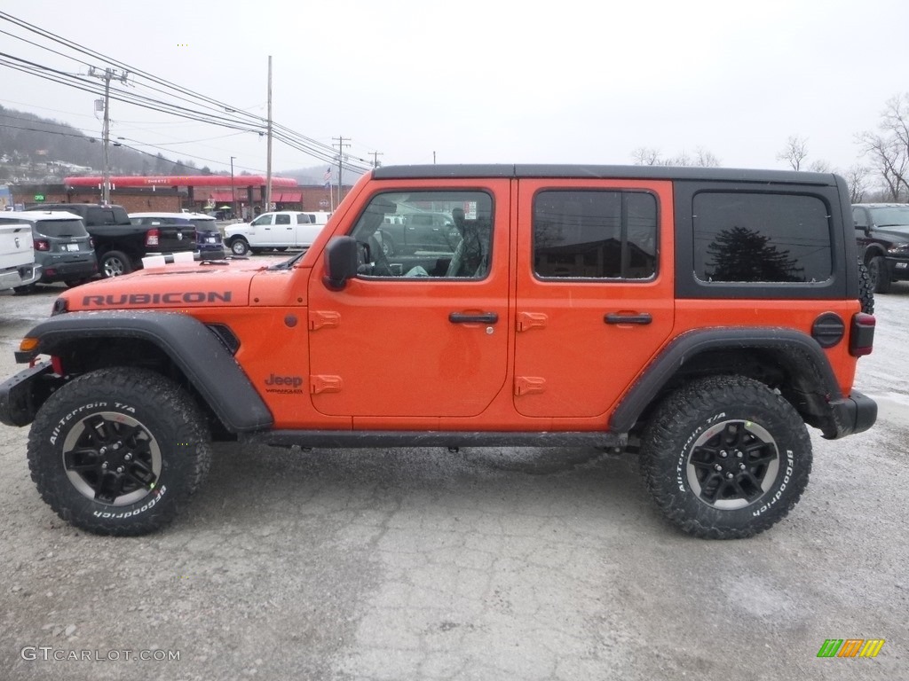 Punk'n Metallic 2019 Jeep Wrangler Unlimited Rubicon 4x4 Exterior Photo #131672302