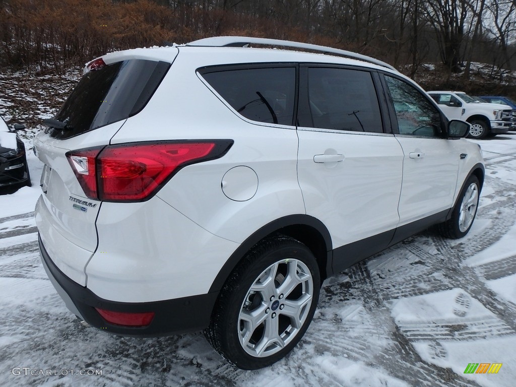 2019 Escape Titanium 4WD - White Platinum / Chromite Gray/Charcoal Black photo #2