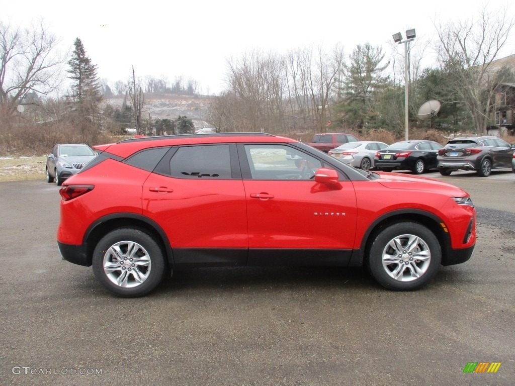 Red Hot 2019 Chevrolet Blazer 3.6L Cloth AWD Exterior Photo #131673697