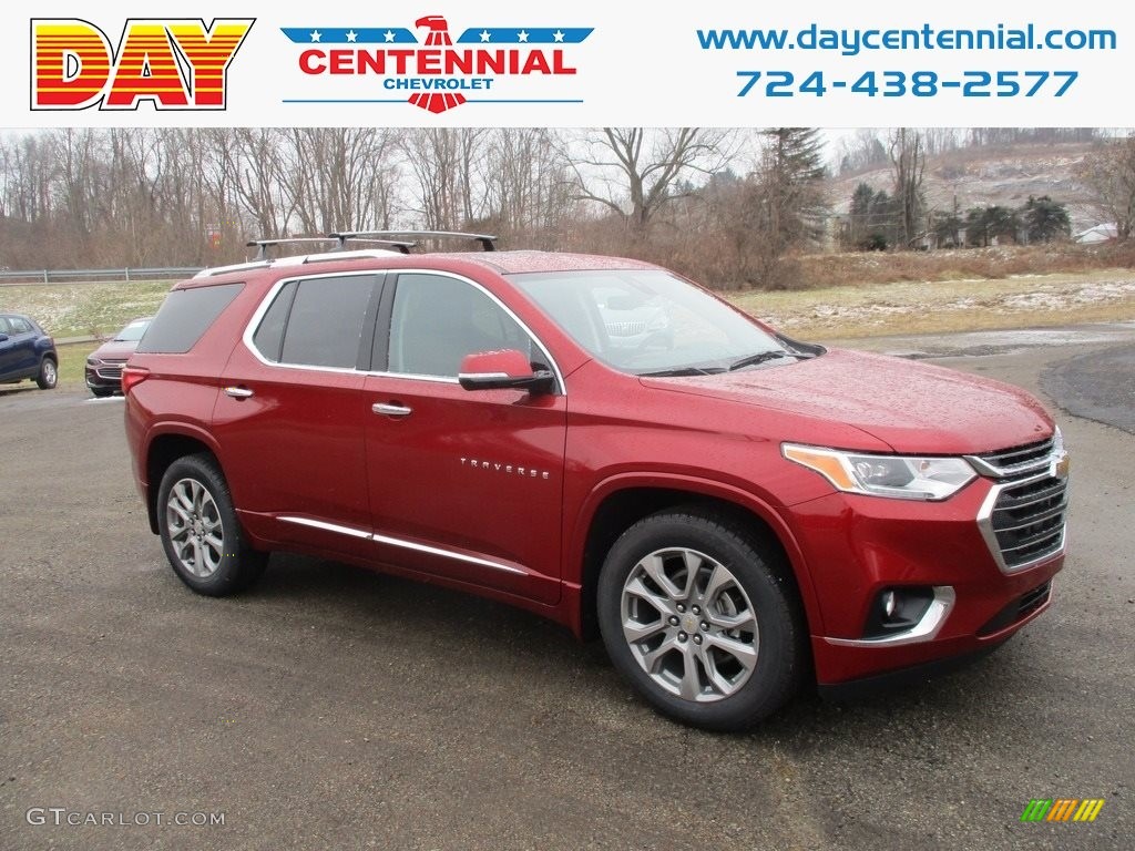 2019 Traverse Premier AWD - Cajun Red Tintcoat / Jet Black photo #1