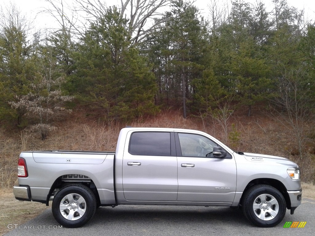 2019 1500 Big Horn Crew Cab 4x4 - Billett Silver Metallic / Black/Diesel Gray photo #5
