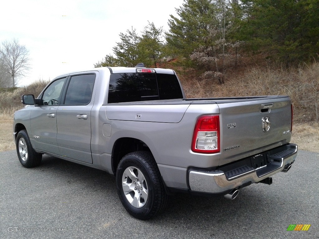 2019 1500 Big Horn Crew Cab 4x4 - Billett Silver Metallic / Black/Diesel Gray photo #8