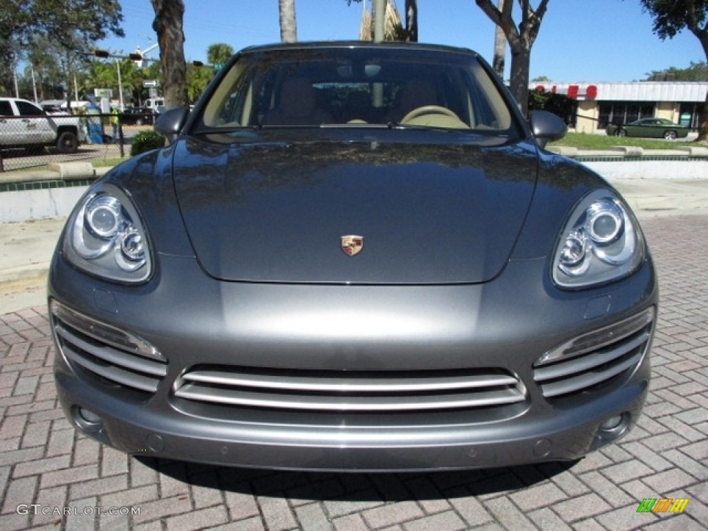 2014 Cayenne Diesel - Meteor Grey Metallic / Luxor Beige photo #17