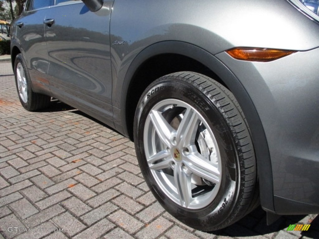 2014 Cayenne Diesel - Meteor Grey Metallic / Luxor Beige photo #31