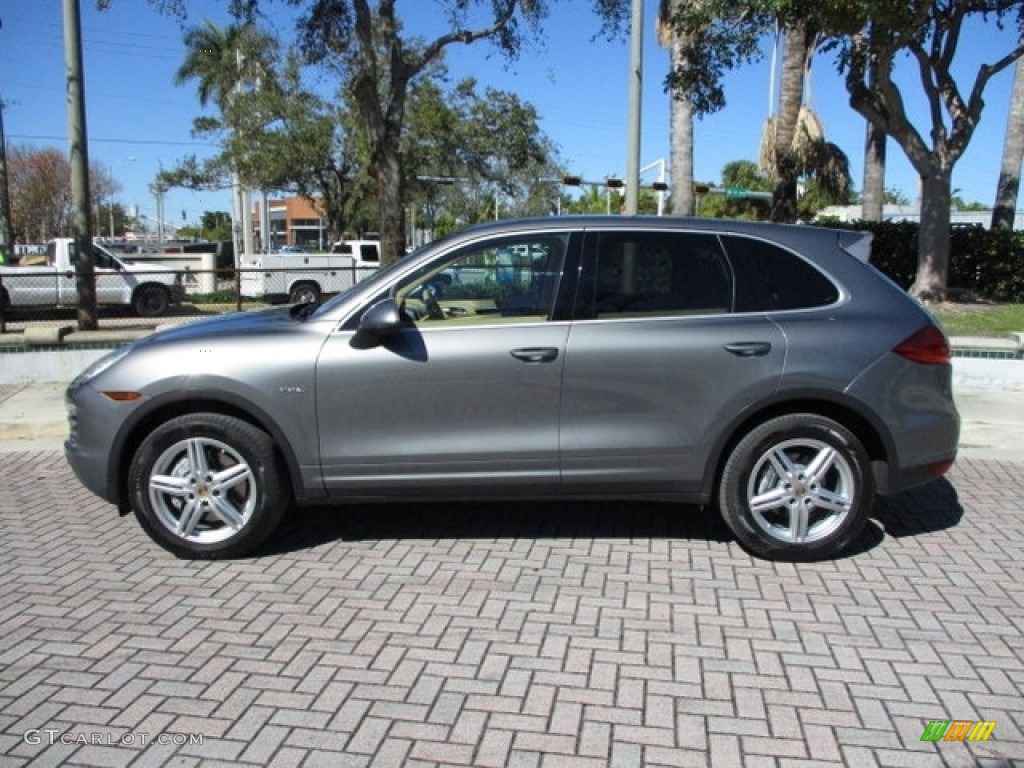2014 Cayenne Diesel - Meteor Grey Metallic / Luxor Beige photo #50
