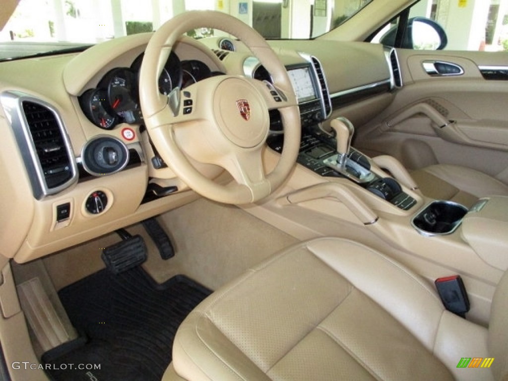 2014 Cayenne Diesel - Meteor Grey Metallic / Luxor Beige photo #57