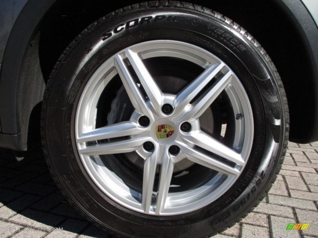 2014 Cayenne Diesel - Meteor Grey Metallic / Luxor Beige photo #69