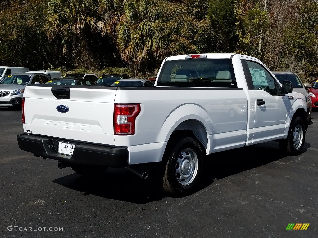 2019 F150 XL Regular Cab - Oxford White / Earth Gray photo #5