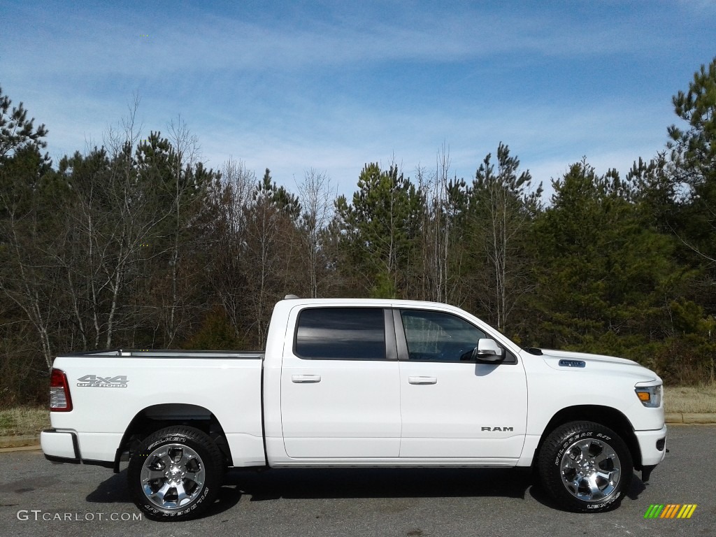 2019 1500 Big Horn Crew Cab 4x4 - Bright White / Black/Diesel Gray photo #5