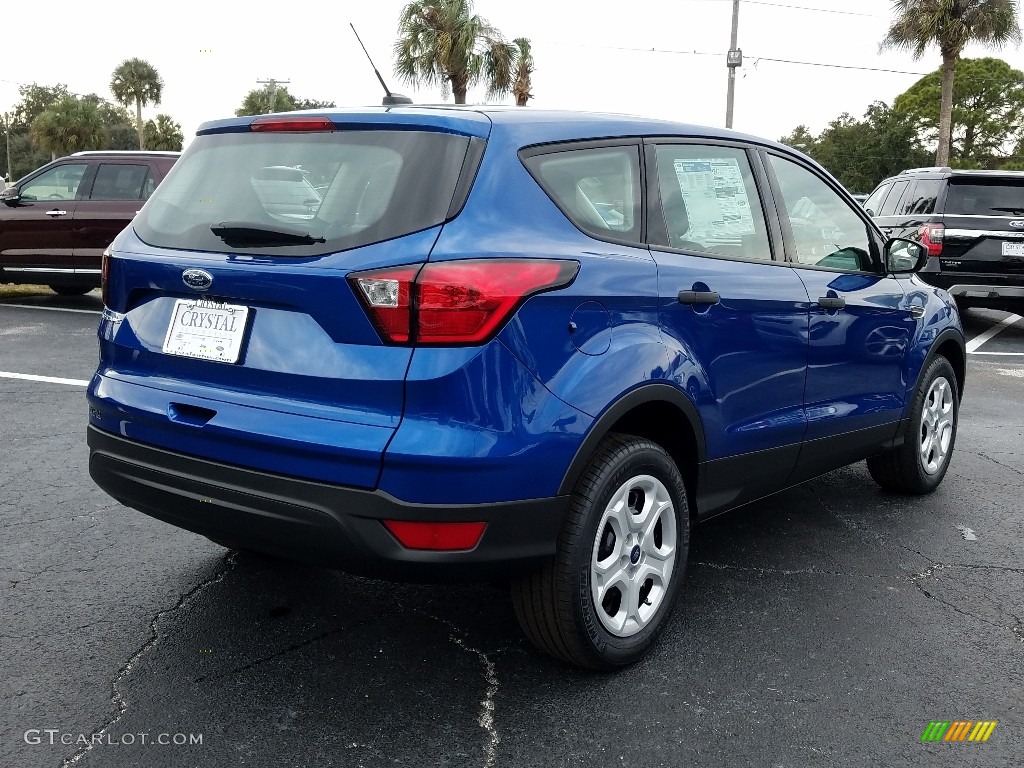 2019 Escape S - Lightning Blue / Chromite Gray/Charcoal Black photo #5