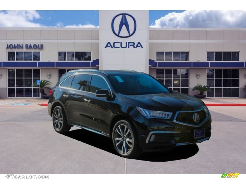 2019 MDX Advance SH-AWD - Majestic Black Pearl / Ebony photo #1