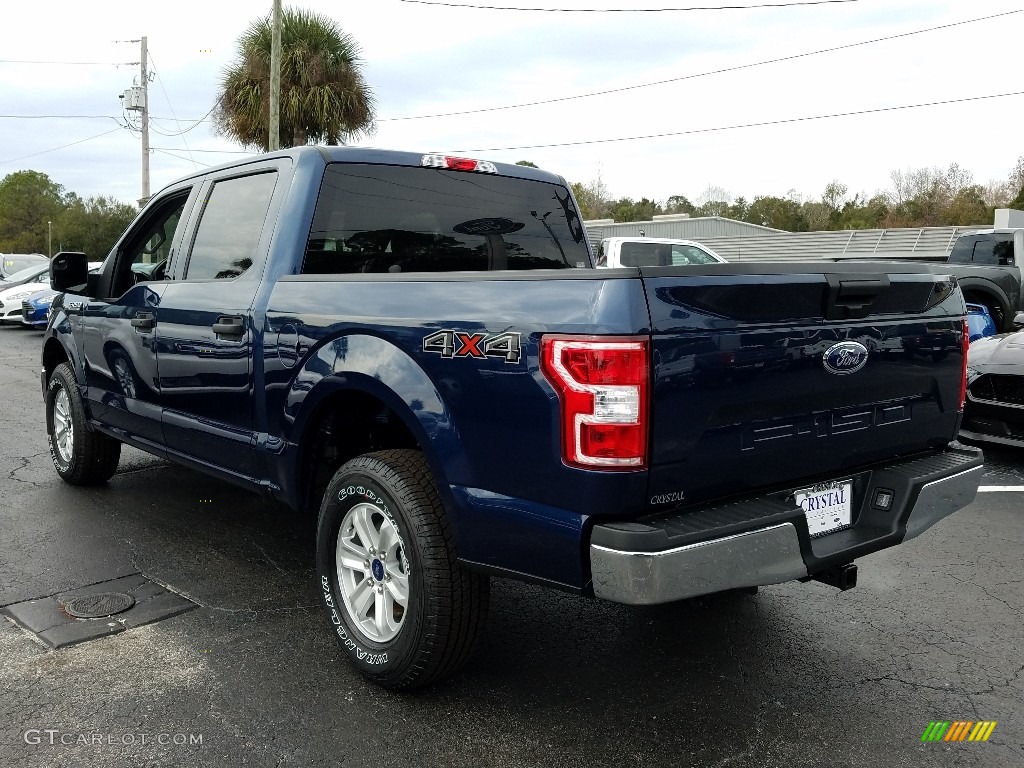 2019 F150 XLT SuperCrew 4x4 - Blue Jeans / Earth Gray photo #3