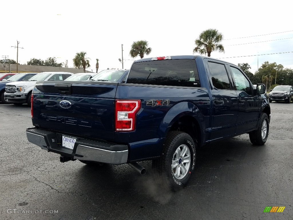 2019 F150 XLT SuperCrew 4x4 - Blue Jeans / Earth Gray photo #5