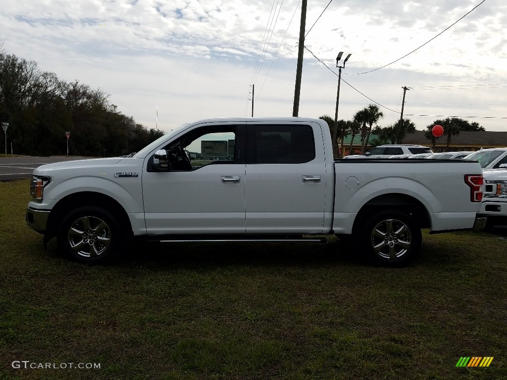 2019 F150 XLT SuperCrew - Oxford White / Earth Gray photo #2