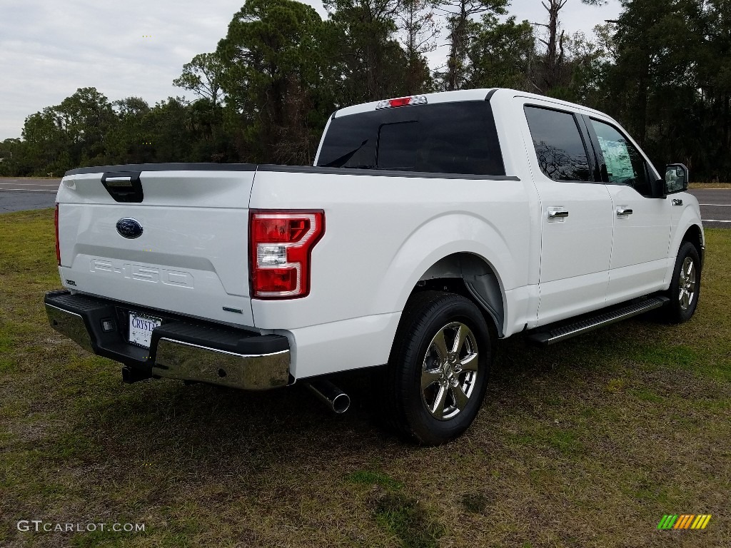 2019 F150 XLT SuperCrew - Oxford White / Earth Gray photo #5