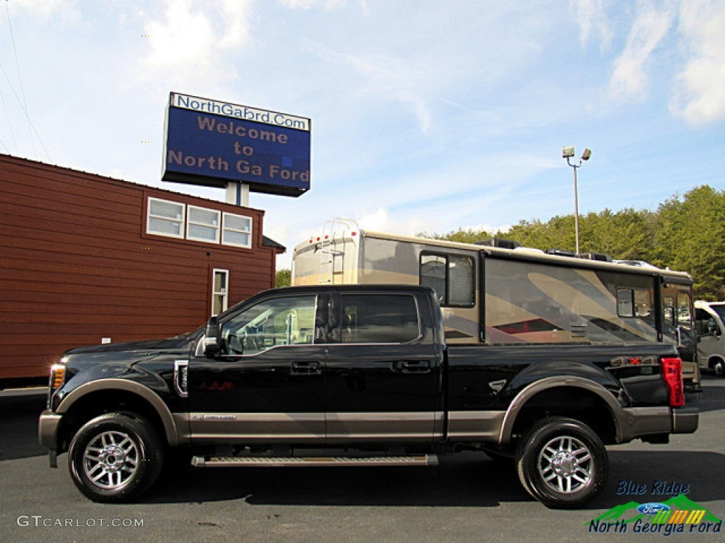 2018 F250 Super Duty King Ranch Crew Cab 4x4 - Shadow Black / King Ranch Kingsville Java photo #2