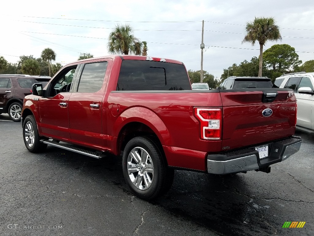 2019 F150 XLT SuperCrew - Ruby Red / Earth Gray photo #3