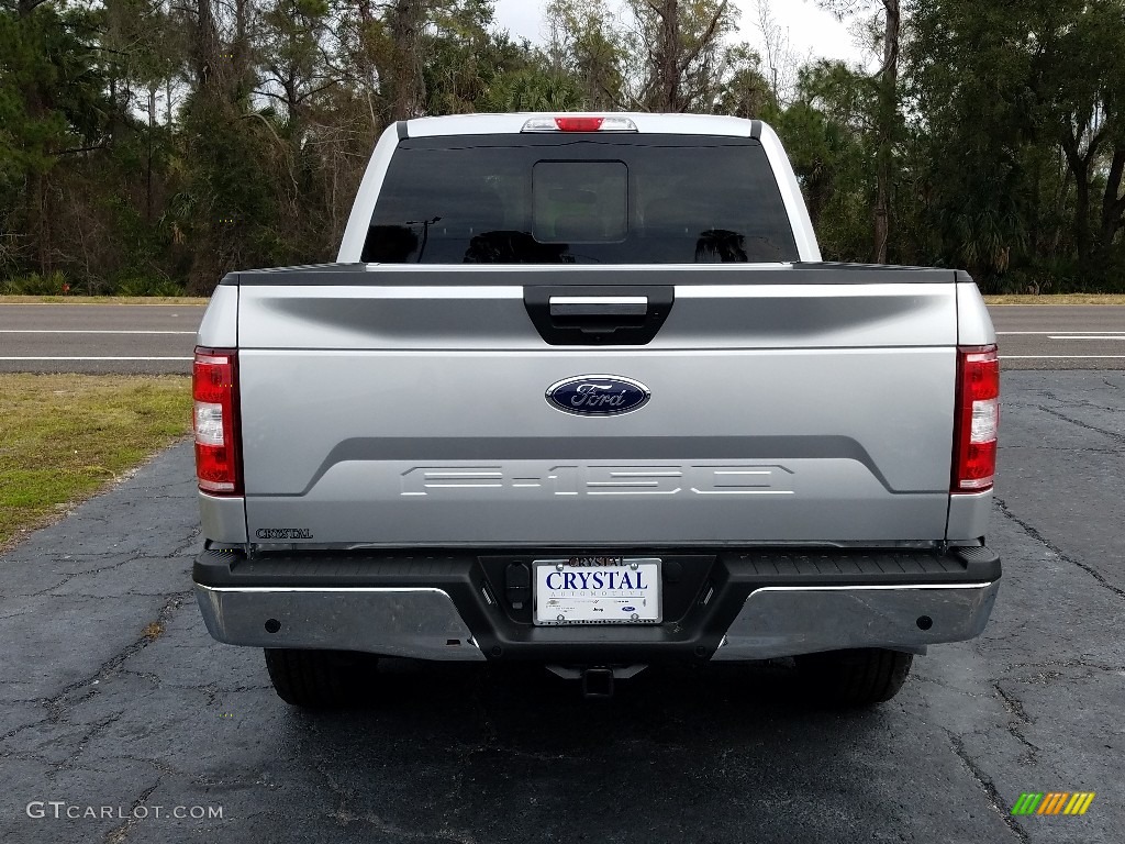 2019 F150 XLT SuperCrew 4x4 - Ingot Silver / Earth Gray photo #4