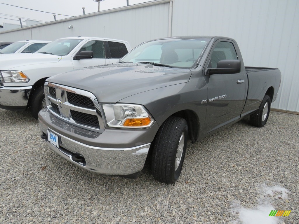 2011 Ram 1500 SLT Regular Cab 4x4 - Mineral Gray Metallic / Dark Slate Gray/Medium Graystone photo #7