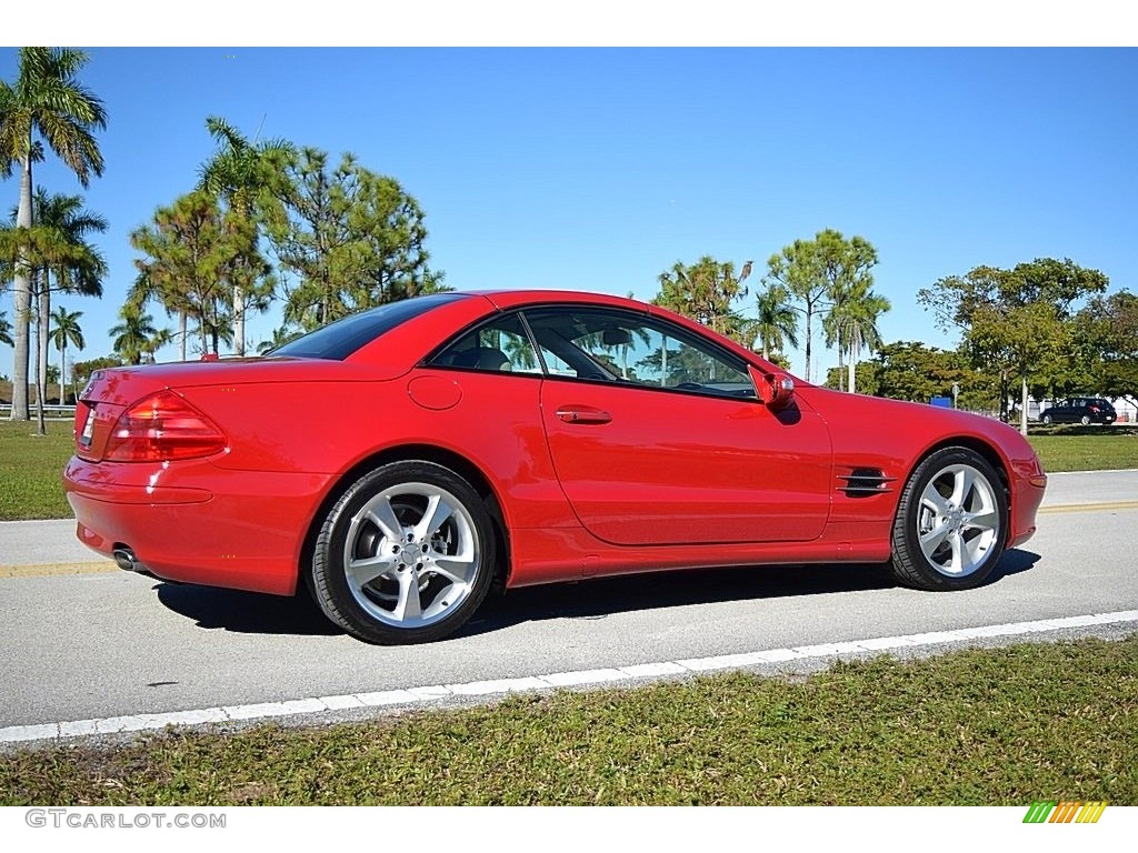 2006 SL 500 Roadster - Mars Red / Stone photo #4