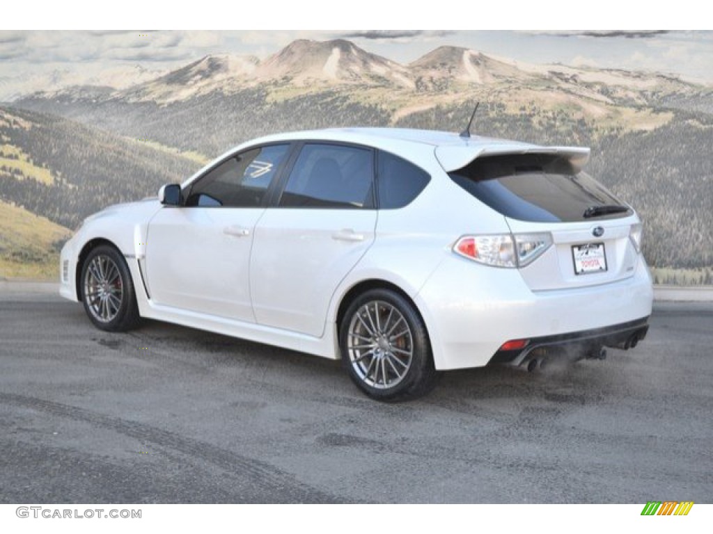 2011 Impreza WRX Wagon - Satin White Pearl / Carbon Black photo #7