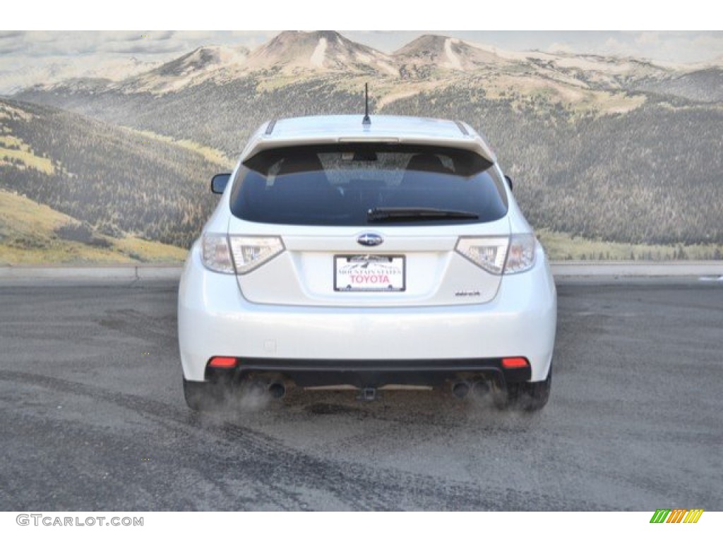 2011 Impreza WRX Wagon - Satin White Pearl / Carbon Black photo #8