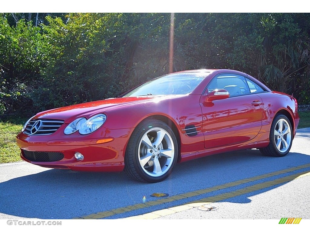 2006 SL 500 Roadster - Mars Red / Stone photo #11