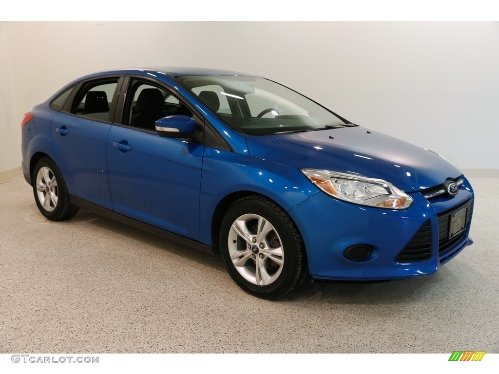 2014 Focus SE Sedan - Blue Candy / Charcoal Black photo #1