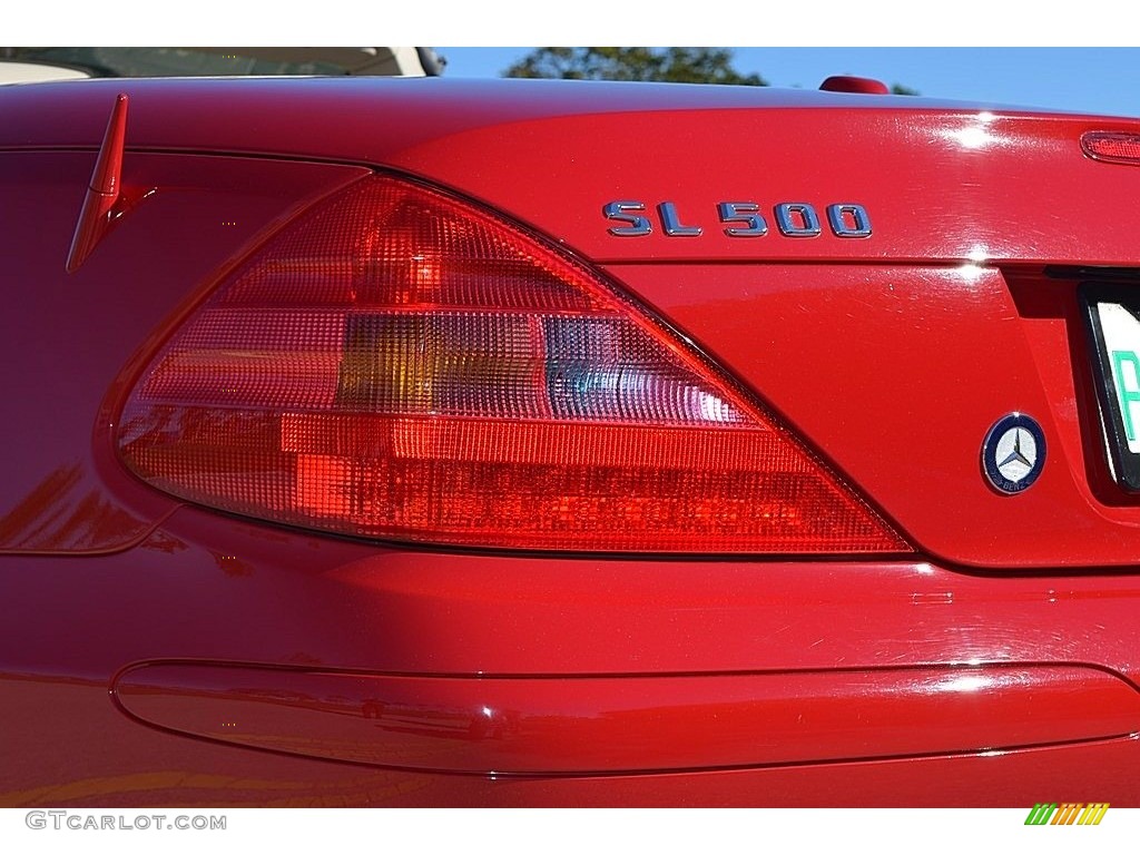 2006 SL 500 Roadster - Mars Red / Stone photo #26