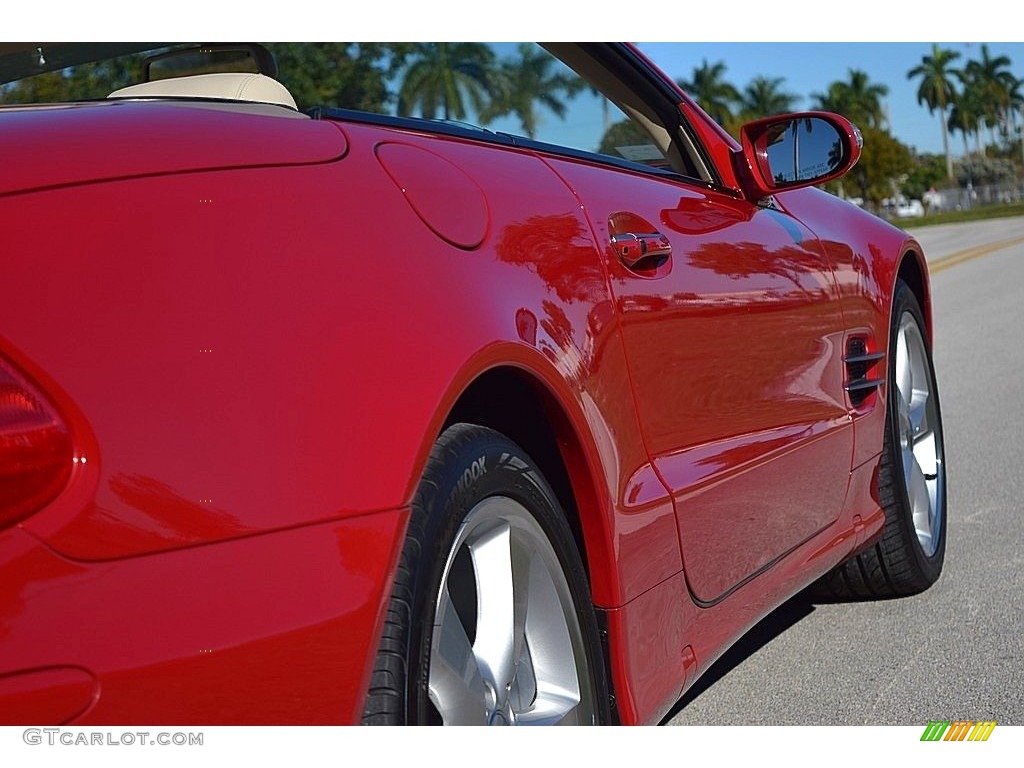 2006 SL 500 Roadster - Mars Red / Stone photo #27
