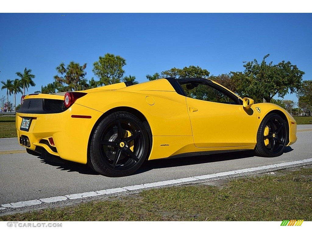 Giallo Modena (Yellow) 2013 Ferrari 458 Spider Exterior Photo #131693512