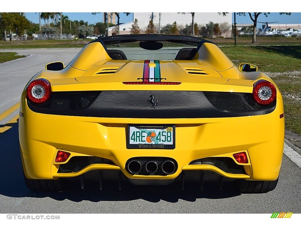 2013 458 Spider - Giallo Modena (Yellow) / Nero photo #8