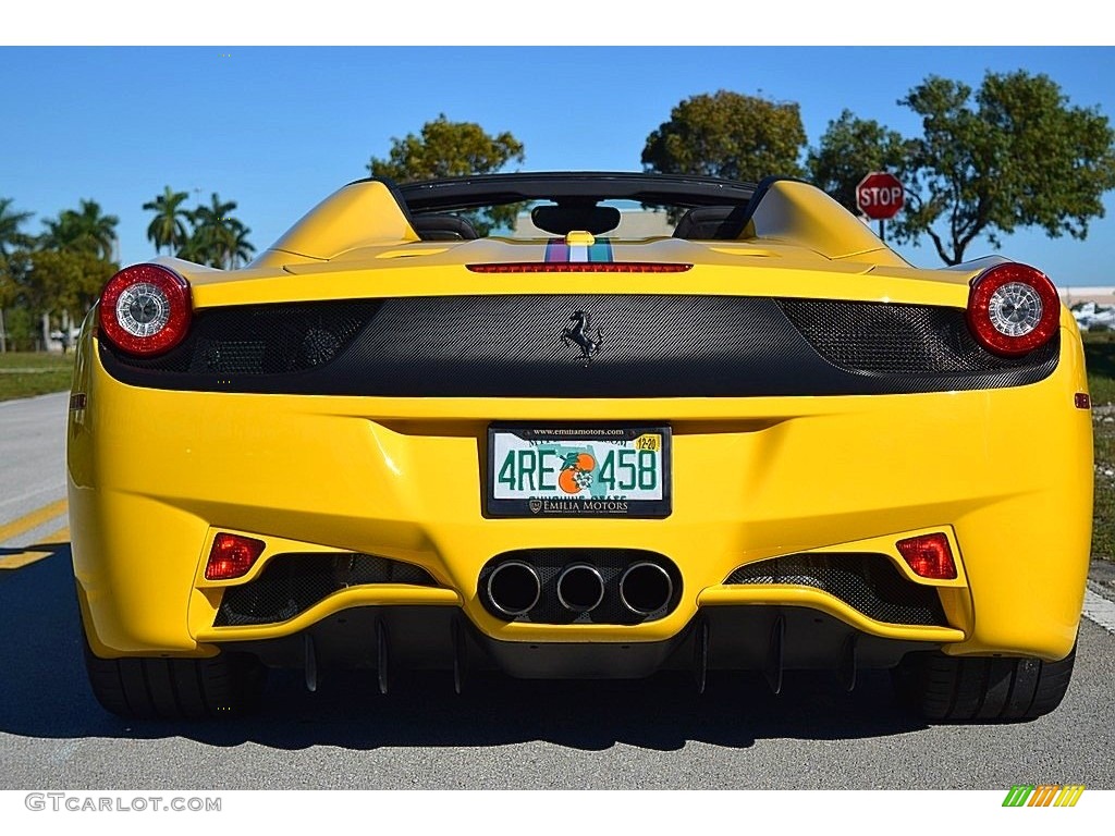 2013 458 Spider - Giallo Modena (Yellow) / Nero photo #9