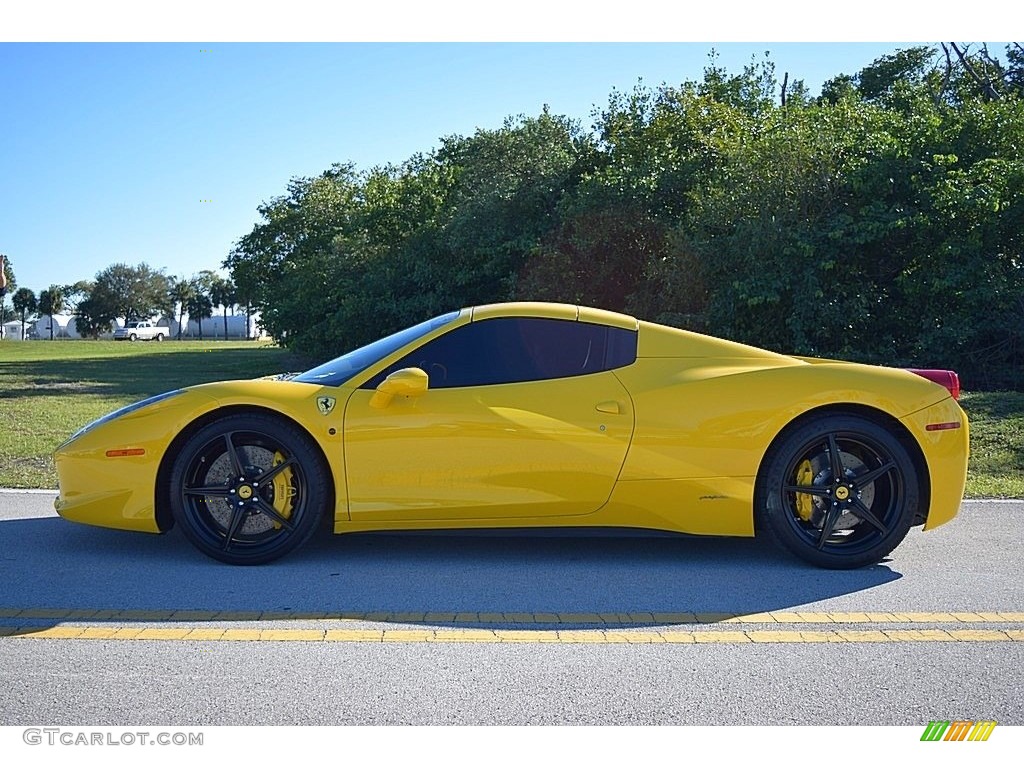 Giallo Modena (Yellow) 2013 Ferrari 458 Spider Exterior Photo #131694034