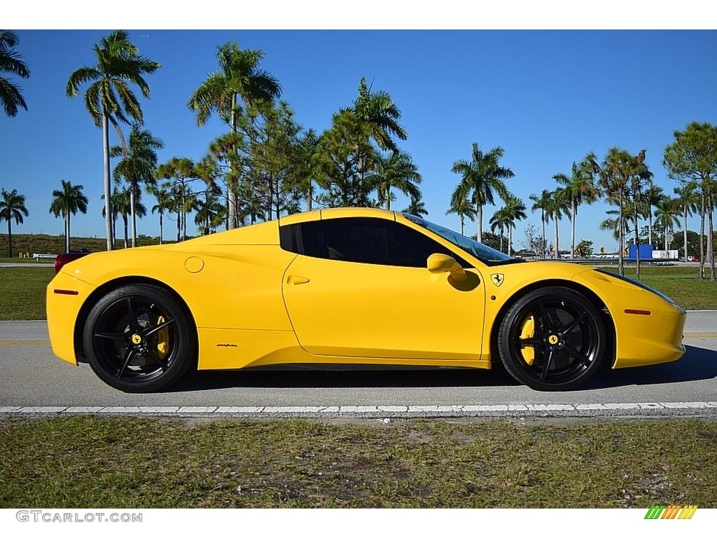 Giallo Modena (Yellow) 2013 Ferrari 458 Spider Exterior Photo #131694061