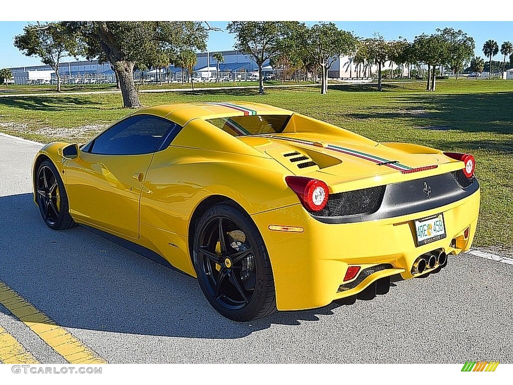 2013 458 Spider - Giallo Modena (Yellow) / Nero photo #31