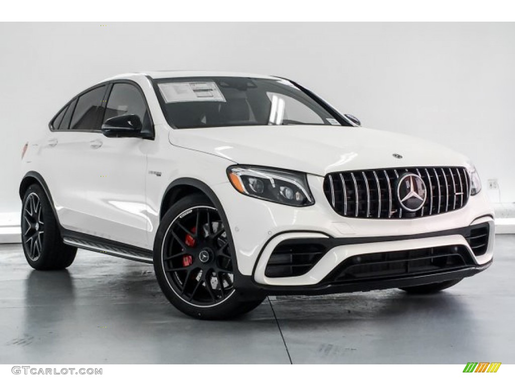 designo Diamond White Metallic 2019 Mercedes-Benz GLC AMG 63 S 4Matic Coupe Exterior Photo #131695486