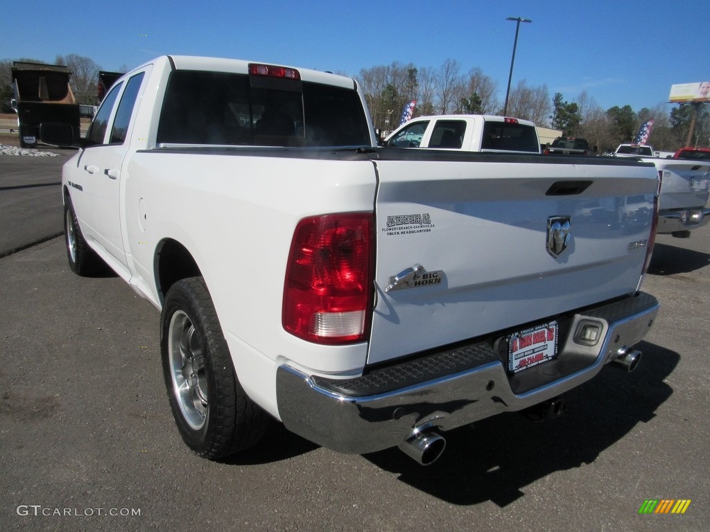 2011 Ram 1500 SLT Quad Cab 4x4 - Bright White / Dark Slate Gray/Medium Graystone photo #3