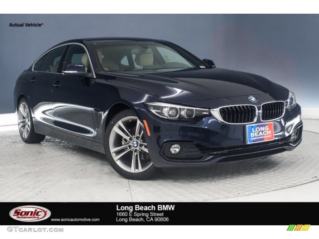 2019 4 Series 430i Gran Coupe - Imperial Blue Metallic / Black photo #1