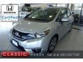 Alabaster Silver Metallic 2015 Honda Fit EX