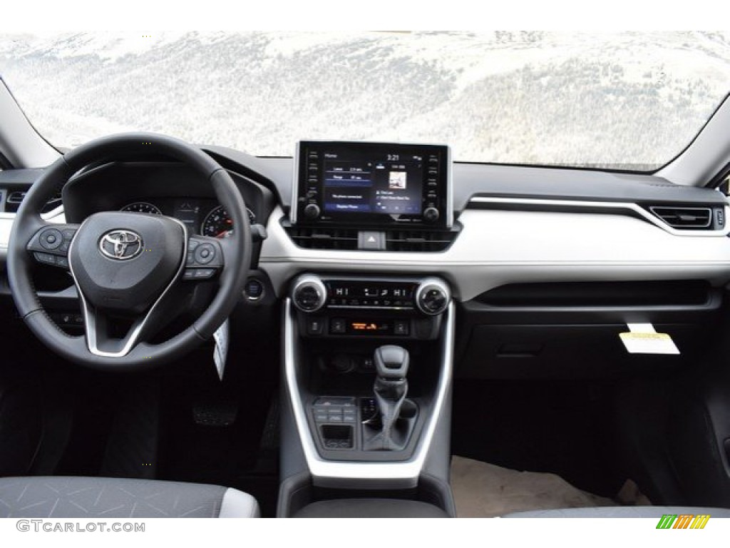 2019 Toyota RAV4 XLE AWD Light Gray Dashboard Photo #131700607