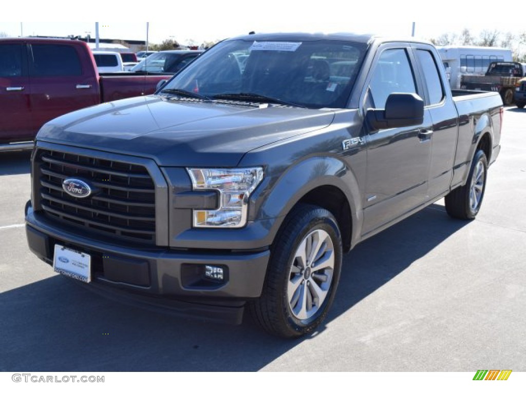 2017 F150 XL SuperCab - Lithium Gray / Black photo #3