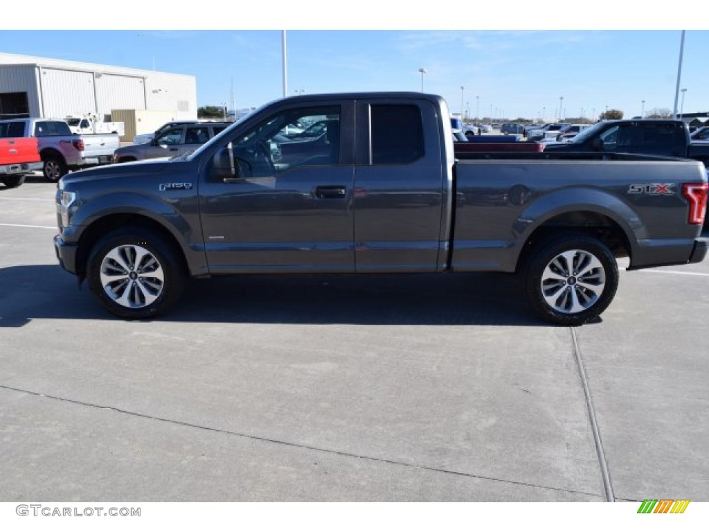 2017 F150 XL SuperCab - Lithium Gray / Black photo #5
