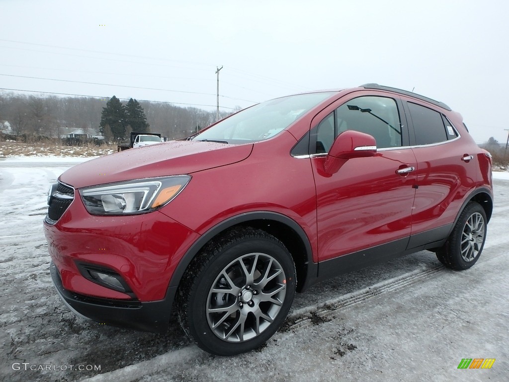 Winterberry Red Metallic 2019 Buick Encore Sport Touring AWD Exterior Photo #131702437